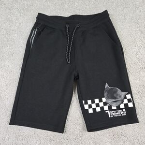 Lot29 X ASTRO BOY Mens MBlack Sweat Shorts Athleisure Loungewear Streetwear